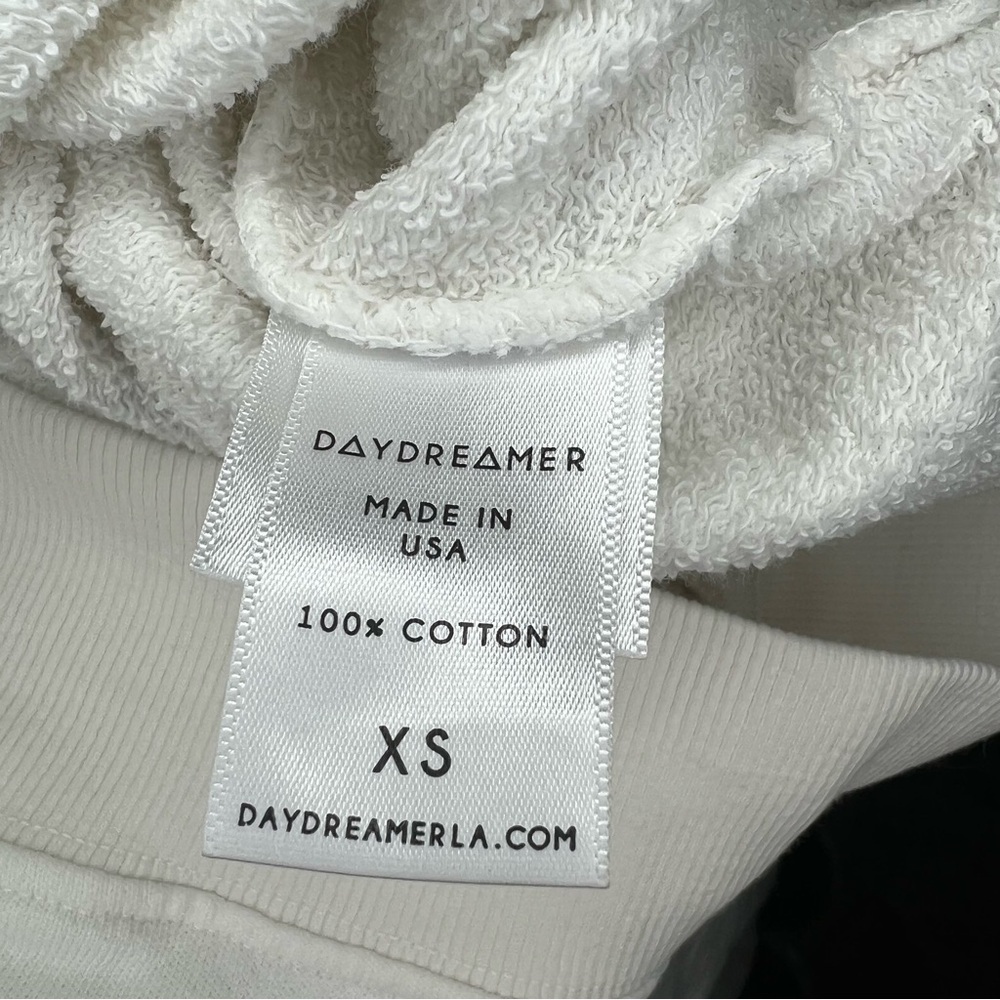 Daydreamer Rolling Stones USA Tour 89 Crewneck Sweatshirt White Women XS - Picture 8 of 10